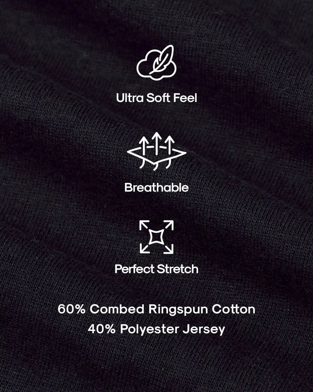 Black Classic Crew Neck 6-Pack