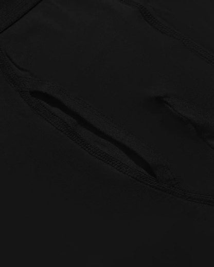 Black Boxer Trunks W/ Fly 6-Pack