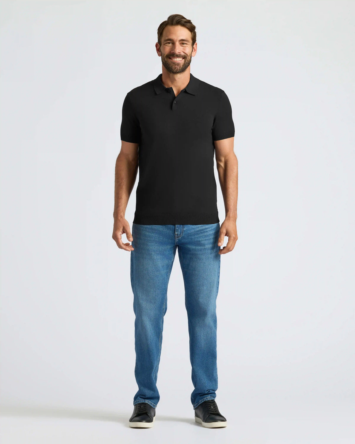 Black Dressy Polo