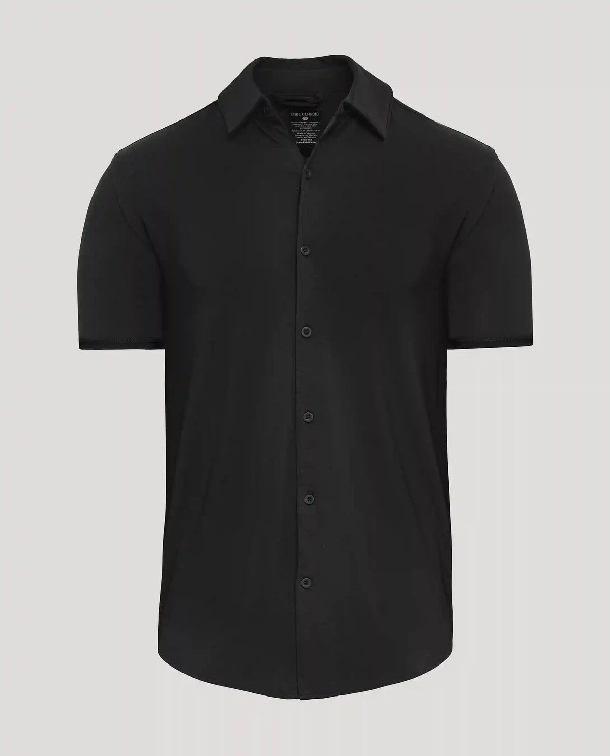 Black Short Sleeve Comfort Knit Shirt