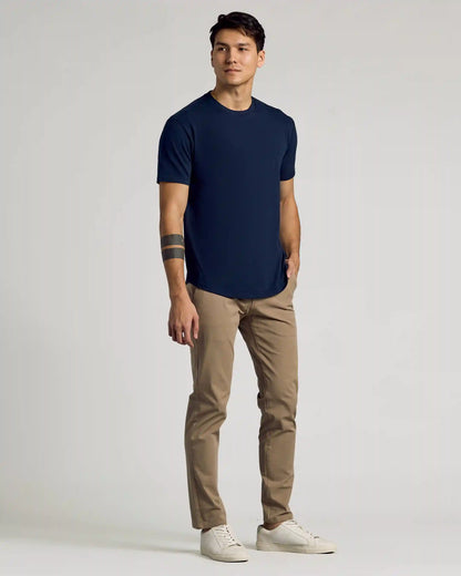Classic Curved Hem Crew Neck 6-Pack