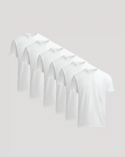 All White Heavyweight Crew 6-Pack