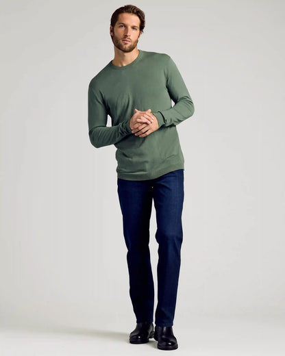 Moss Dressy Crew Neck Sweater