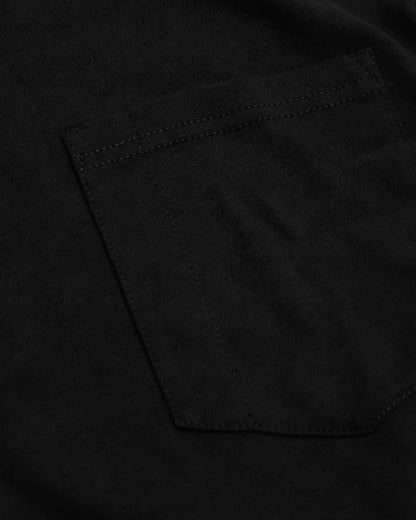 Black & White Heavyweight Long Sleeve Pocket Crew 2-Pack