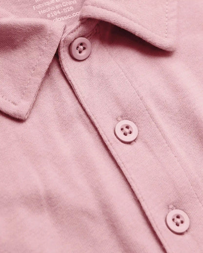 Light Heather Boysenberry Short Sleeve Tall Polo
