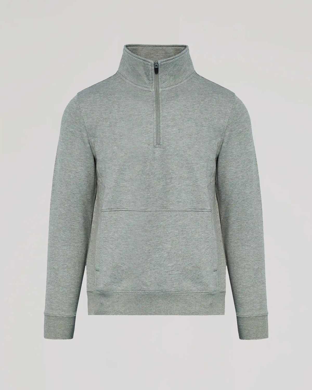 Dark Heather Gray Quarter Zip Fleece Sweatshirt