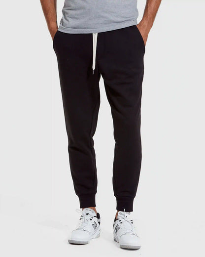 Black Quarter Zip Fleece Sweatshirt & Jogger 2-Pack