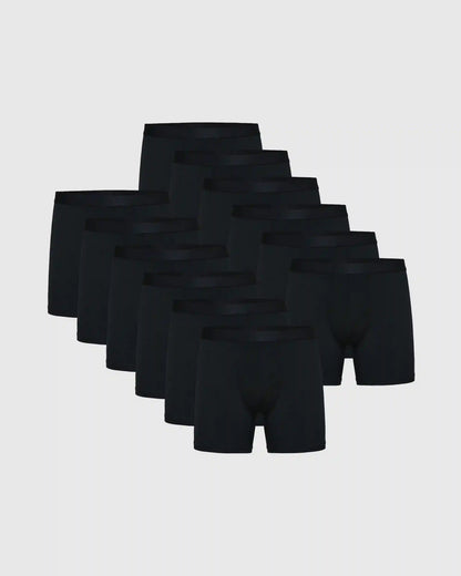 Black Boxer Briefs 12-Pack