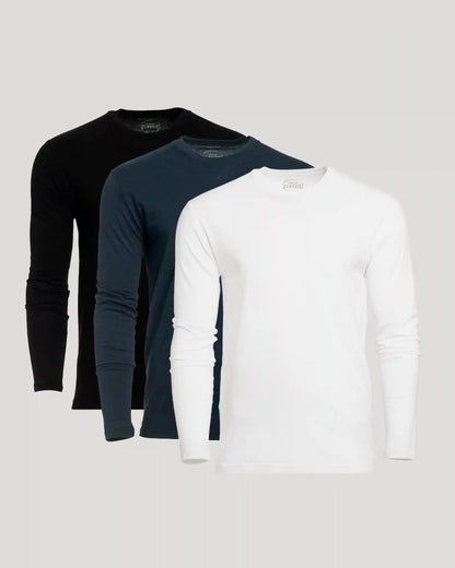 Long Sleeve Crews 3-Pack