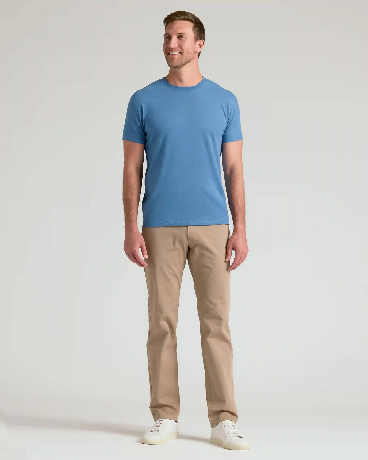 Dark Heather Blue Lake Classic Crew Neck