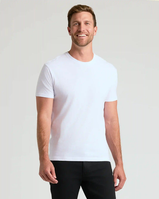 White Classic Crew Neck