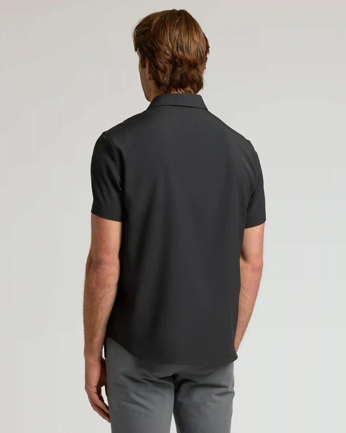 All Black Short Sleeve Performance Dress Shirt 2-Pack