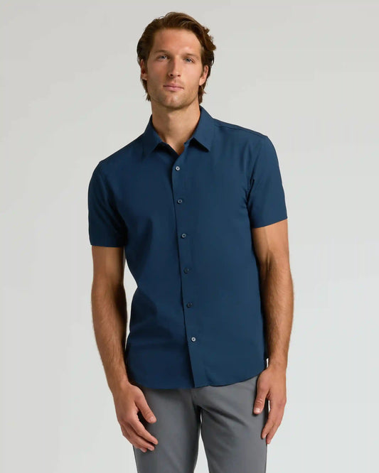 Navy Performance Dress Shirt