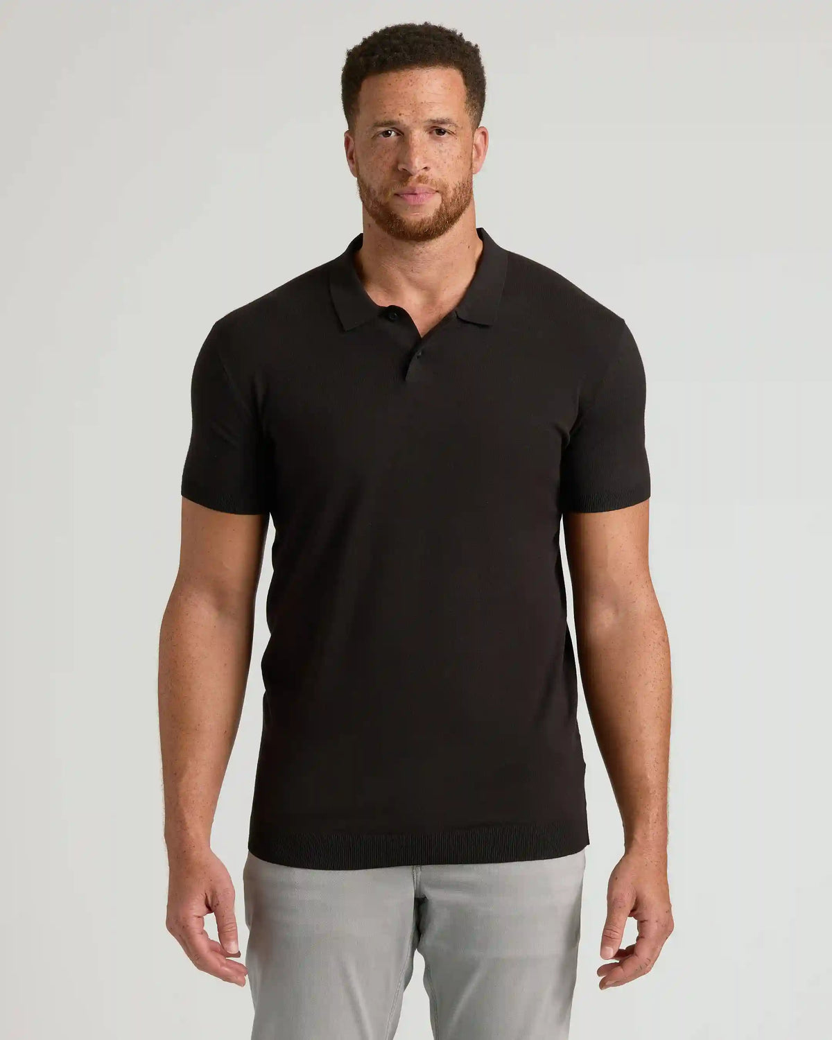 Black Tall Dressy Polo 3-Pack