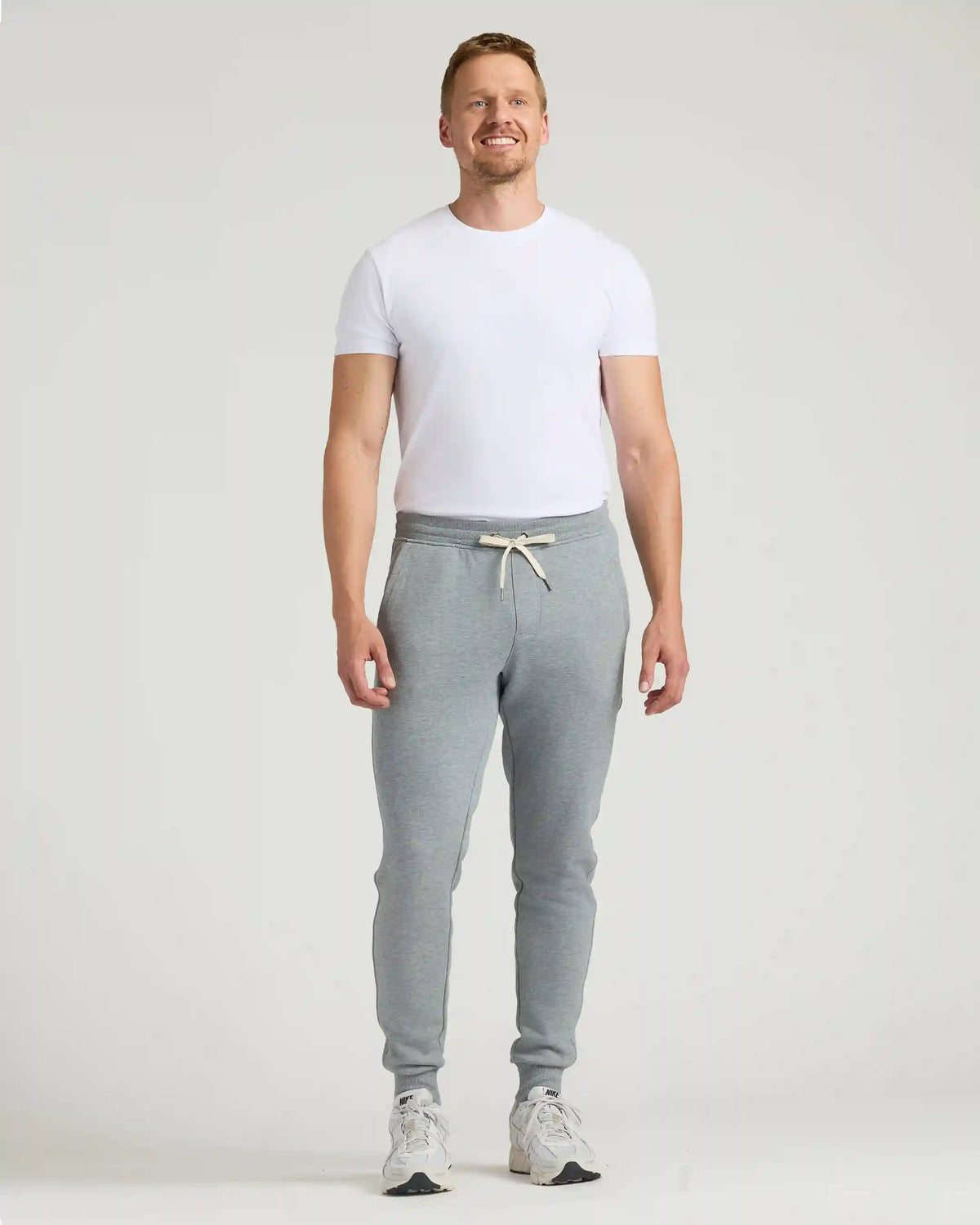 Medium Heather Gray Tall Fleece French Terry Joggers