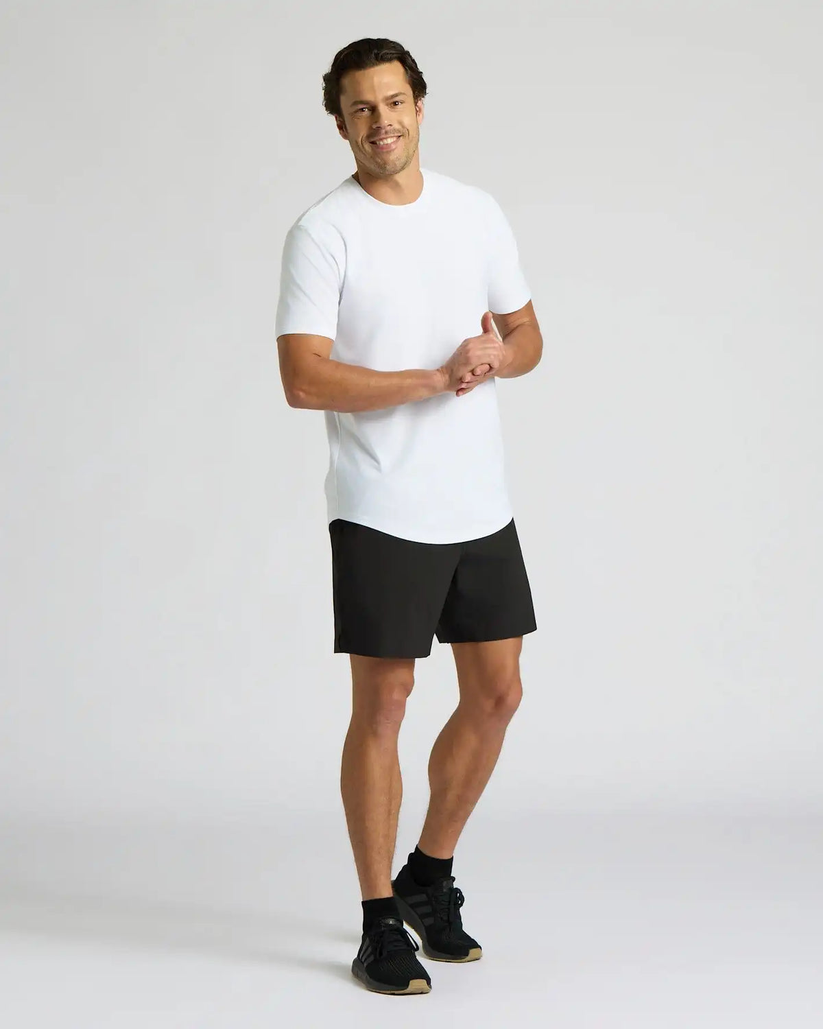 Active Curved Hem Crew 3-Pack